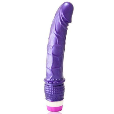 Vibratore Realistico Viola con Venature e Vibrazioni Multiple
